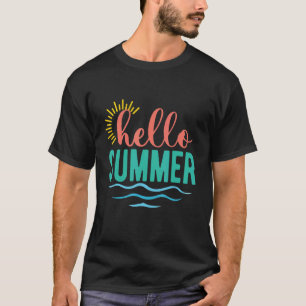 Camiseta Hola Summer Last Day School Teachers Beach