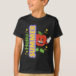 Camiseta Hola Summer (manzana).