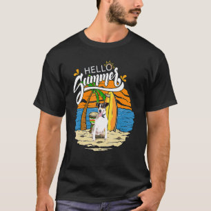 Camiseta Hola Summer Smooth Fox Terrier Dog Holiday Vacati