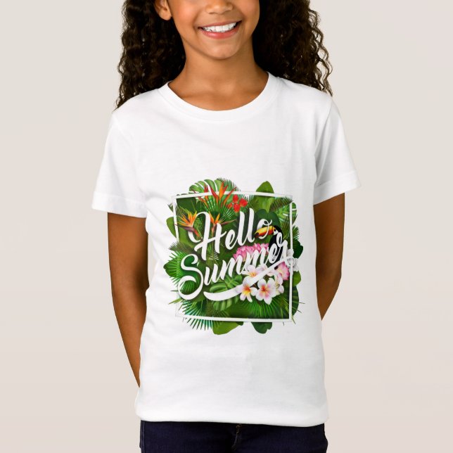 Camiseta Hola Summer T-Shirt (Anverso)