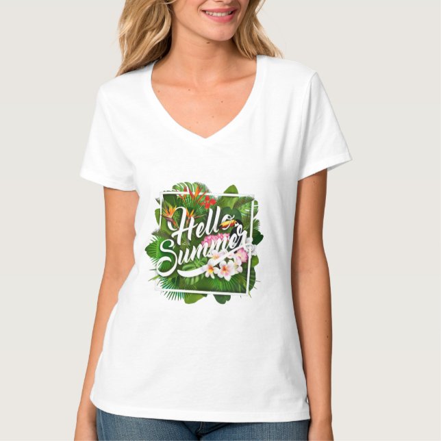 Camiseta Hola Summer T-Shirt (Anverso)
