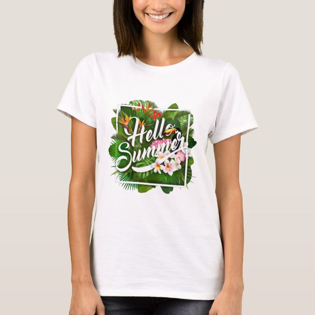 Camiseta Hola Summer T-Shirt (Anverso)