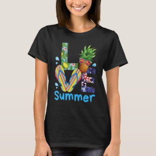 Camiseta Hola Summer Vacation Break Feliz Último Día De Sch