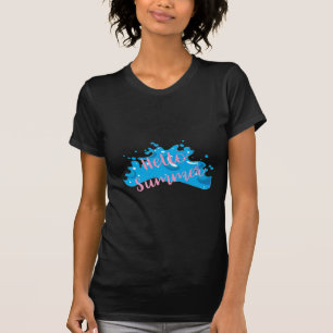 Camiseta Hola Summer, Waves Graphic, Guay White