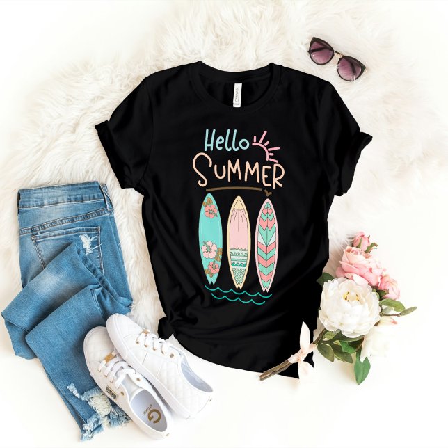 Camiseta Hola, Summer Women's Beach Vibe (Subido por el creador)