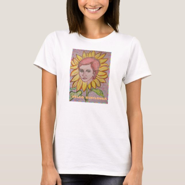 Camiseta Hola Sunflower (Anverso)