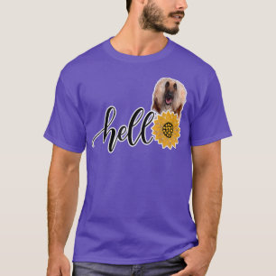 Camiseta Hola Sunflower Afghan Hound 2