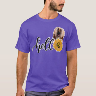Camiseta Hola Sunflower Afghan Hound 2 