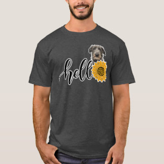 Camiseta Hola Sunflower Scottish Deerhound