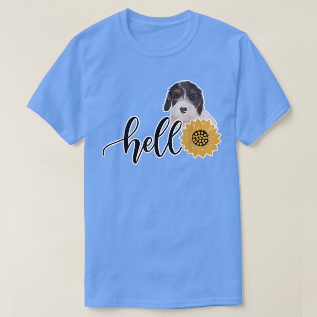 Camiseta Hola Sunflower Sealyham Terrier  (Diseño del anverso)