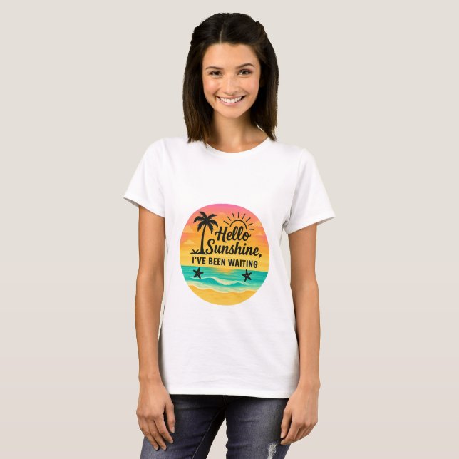 Camiseta Hola Sunshine (Anverso completo)