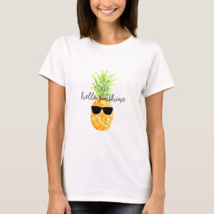 Camiseta Hola Sunshine Guay Pineapple