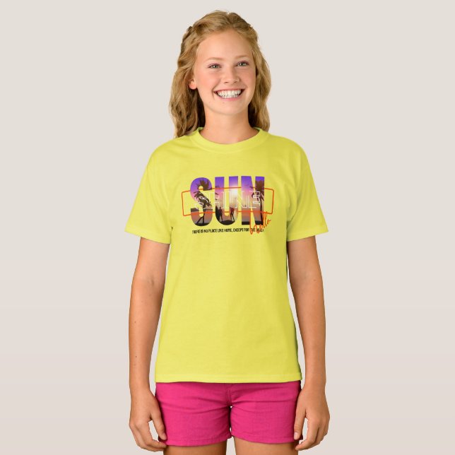 Camiseta Hola Sunshine | Niño (Anverso completo)