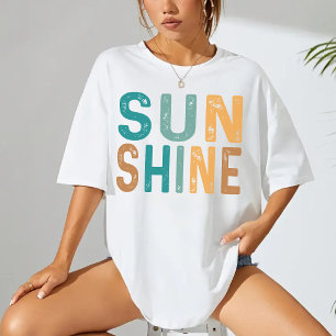 Camiseta Hola Sunshine Shirt, Beach Vacation Vibes para ell