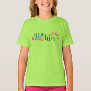 Camiseta Hola Sunshine Summer Beach Lake