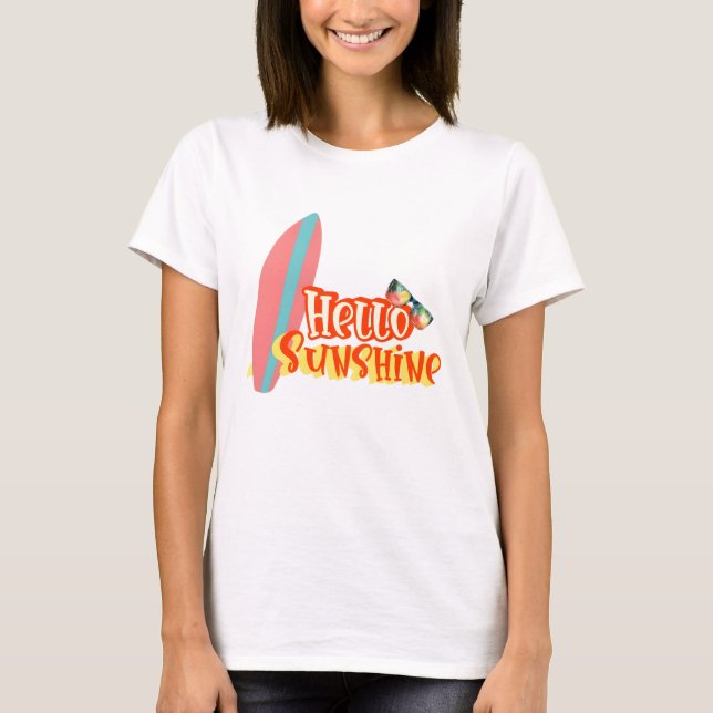 Camiseta Hola Sunshine Summer Vibes Tee (Anverso)