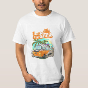 Camiseta Hola Sunshine T-Shirt - Brilla tu día con un