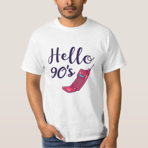 Camiseta Hola teléfono móvil de los 90