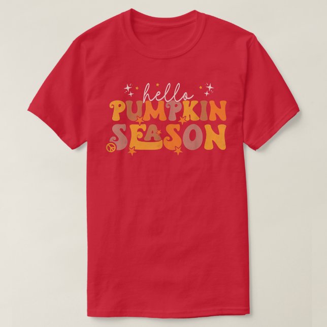 Camiseta Hola Temporada de Calabaza Otoño Otoño Y'all Thank (Diseño del anverso)