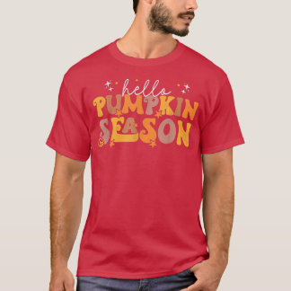 Camiseta Hola Temporada de Calabaza Otoño Otoño Y'all Thank