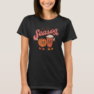 Camiseta Hola temporada otoño Calabaza otoñal Esta es la te
