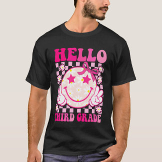 Camiseta Hola Tercer Grado Coqueta Lazo Vuelta al Colegio 3