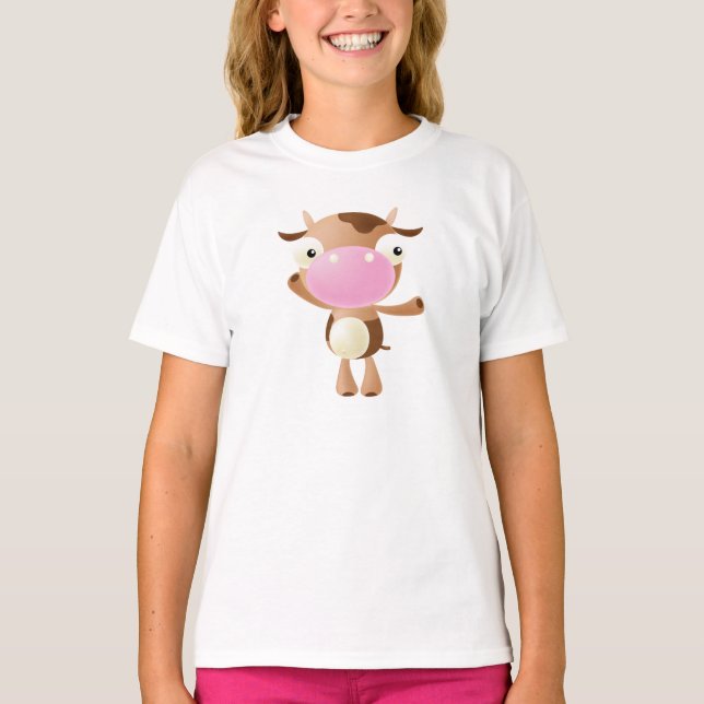 Camiseta Hola, vaca (Anverso)