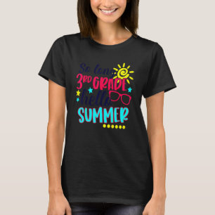 Camiseta Hola, vacaciones de verano de 3º grado