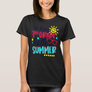 Camiseta Hola, vacaciones de verano de 3º grado