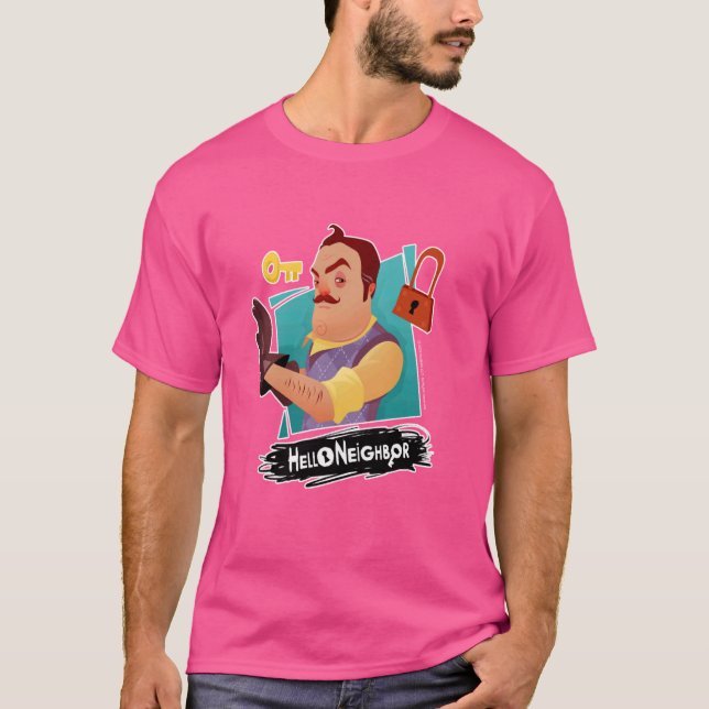 Camiseta Hola Vecino - Diseños relacionados con el juego 1 (Anverso)