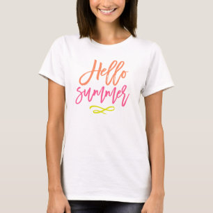 Camiseta Hola verano