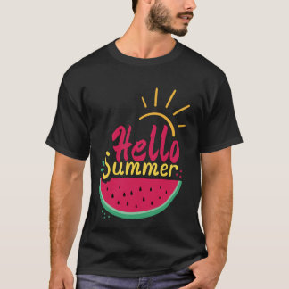 Camiseta hola verano