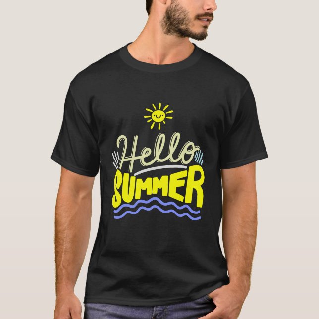 Camiseta Hola verano (Anverso)