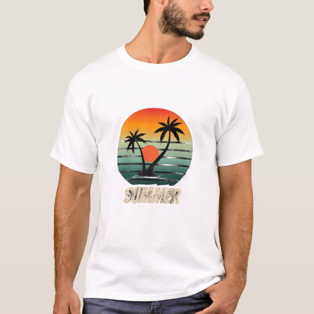 Camiseta hola verano  (Anverso)
