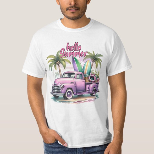 Camiseta Hola verano (Anverso)