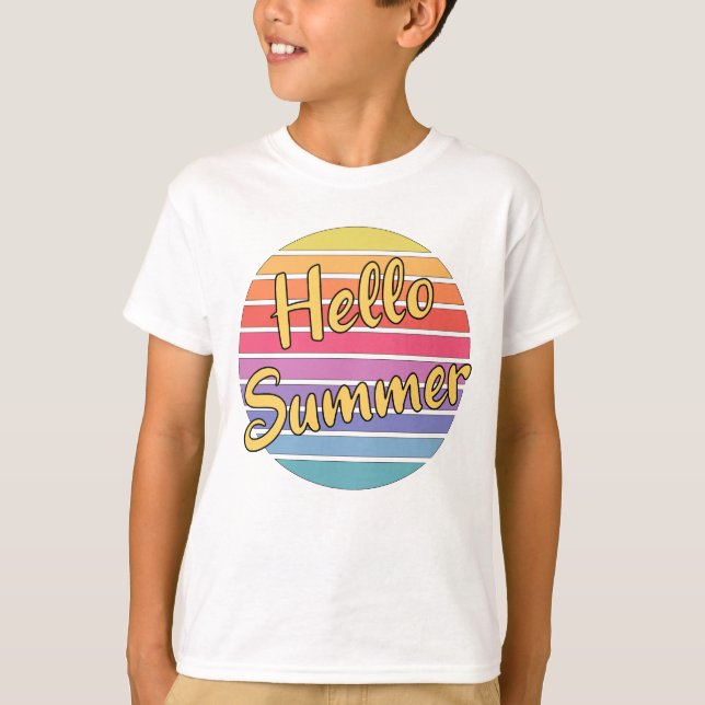 Camiseta Hola Verano (Anverso)