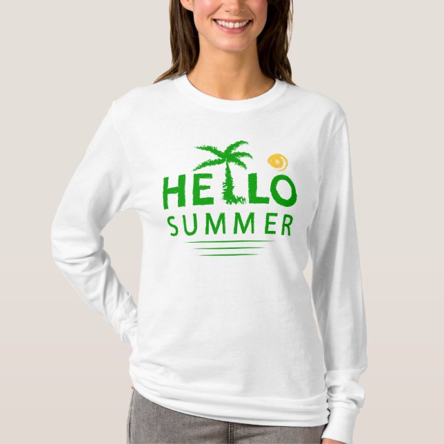 Camiseta Hola Verano (Anverso)