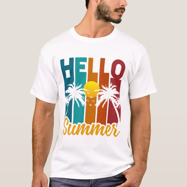 Camiseta Hola verano (Anverso)