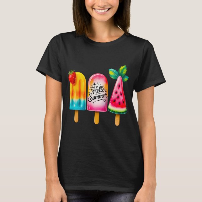 Camiseta Hola Verano  (Anverso)