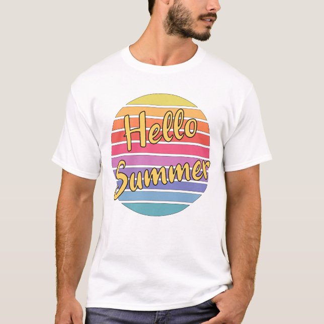 Camiseta Hola Verano (Anverso)
