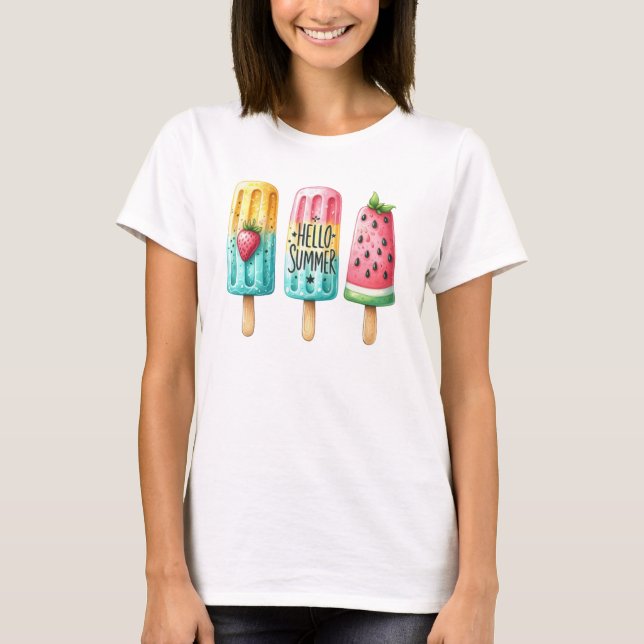 Camiseta Hola verano (Anverso)