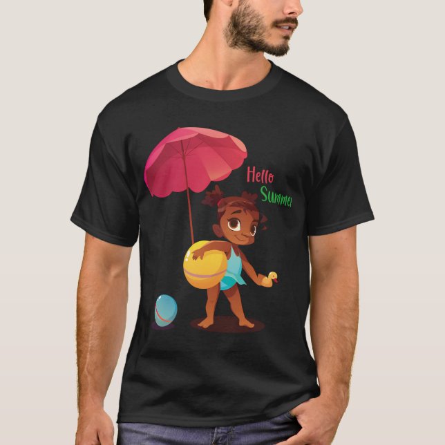 Camiseta hola verano (Anverso)