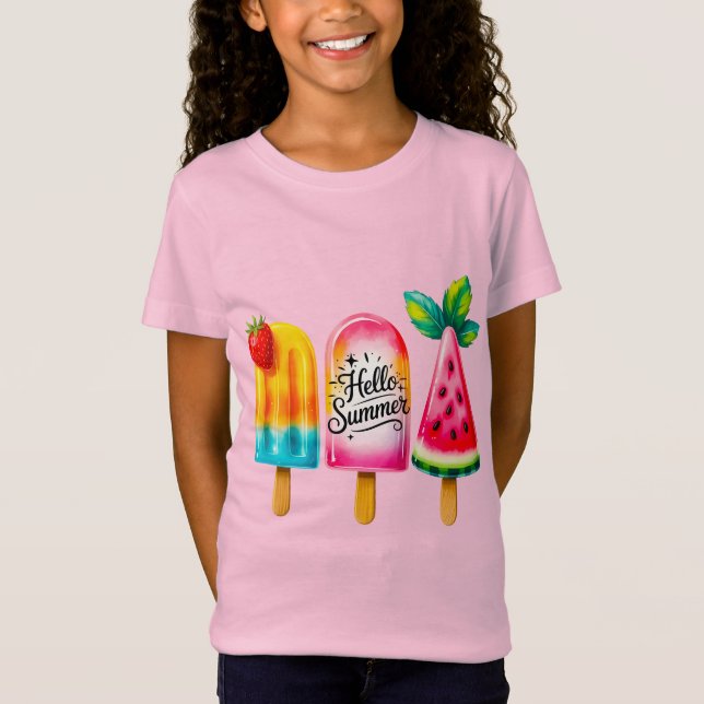 Camiseta Hola Verano  (Anverso)