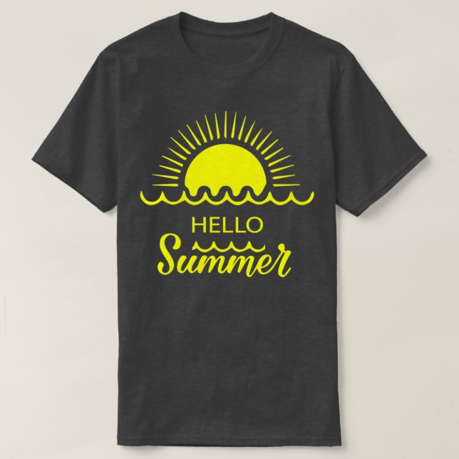 Camiseta Hola verano 2 (Diseño del anverso)