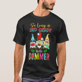 Camiseta Hola, verano de graduación de 3 grados hace un día