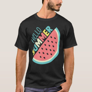 Camiseta Hola verano de viaje de vacaciones Watermelon Summ