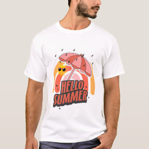 Camiseta Hola Verano – Diseño Brillante y Divertido