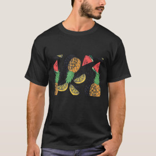 Camiseta Hola verano dulce verano Frutas de verano