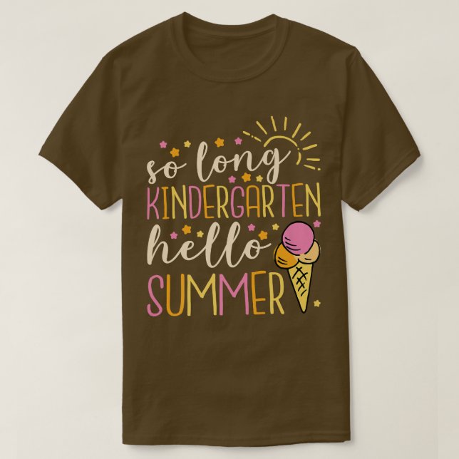 Camiseta Hola verano, Kindergarten Gr (Diseño del anverso)