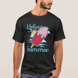 Camiseta Hola Verano Para Hombres Mujeres Vacaciones Tropic